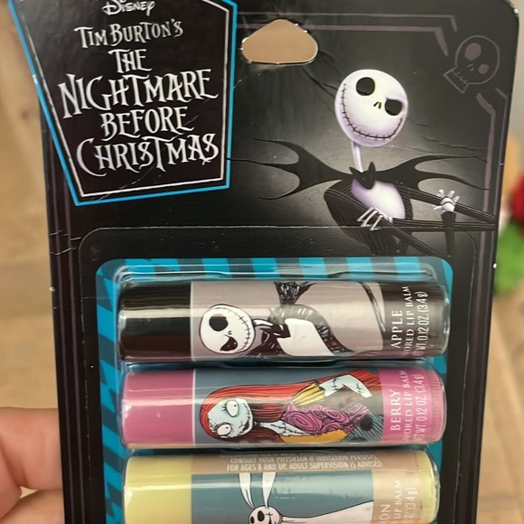 Disney Flavored Lip Balm Nightmare Before Christmas Pack of 8 NWT - Picture 2 of 8